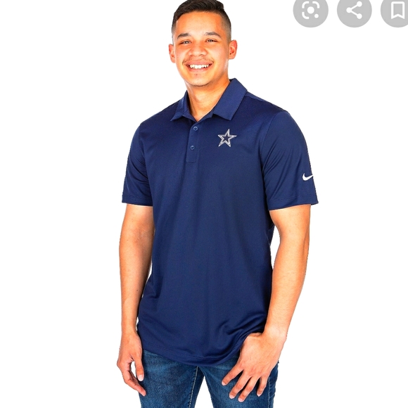 dallas cowboys dri fit polo
